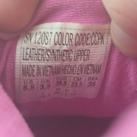 Skechers Sport Womens 12087 CCPK Gray Pink Memory Foam Sneakers Size 6.5 - Picture 4 of 9